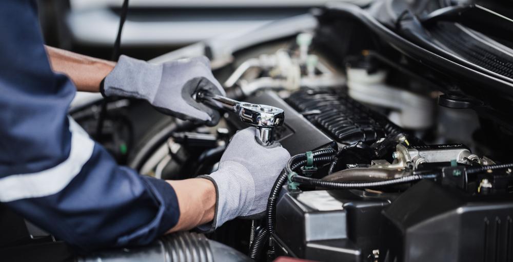 Réparation d'une voiture